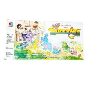 1985 Hasbro Milten Bradley Walt Disney’s Wuzzles 3D Game Bundle & Save